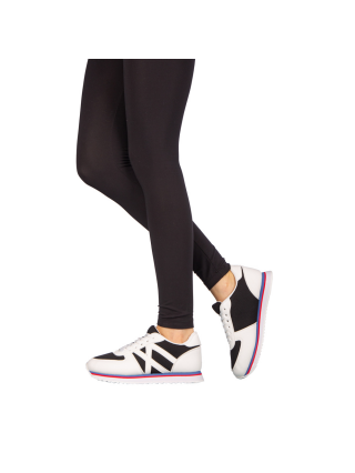 ΓΥΝΑΙΚΕΙΑ ΥΠΟΔΗΜΑΤΑ, Γυναικεία αθλητικά παπούτσια    Cery μαύρα με λευκό - Kalapod.gr